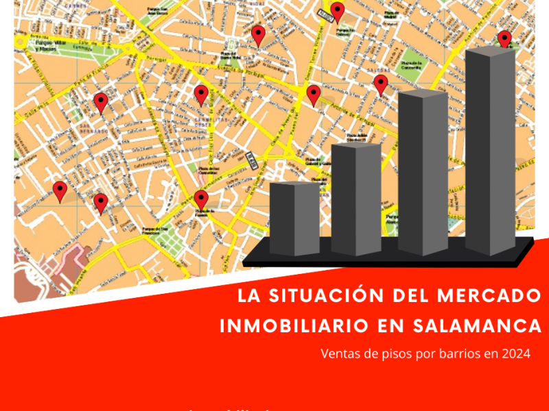 La situación del mercado inmobiliario en Salamanca: Ventas de pisos por barrios en 2024